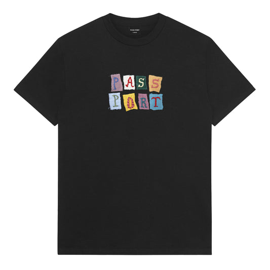 Patchwork Tee, Black