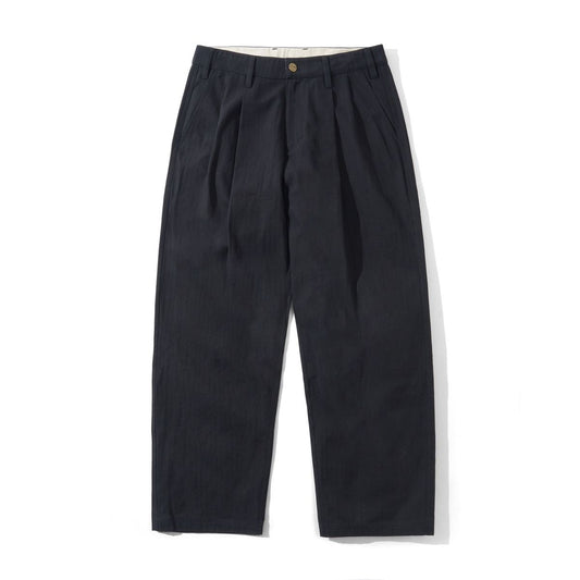 Pleated Trousers, Black