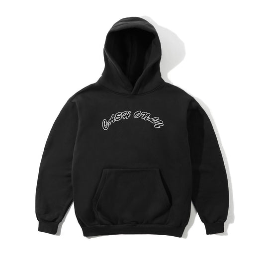 Logo Pullover Hood, Black