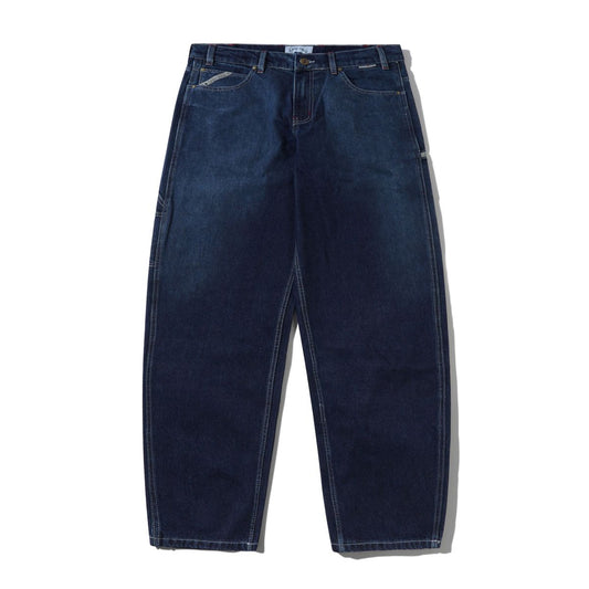 Company Denim Jeans, Distress Washed Slub Blue