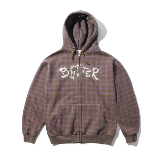 Eruption Zip-Thru Hood, Plaid