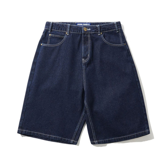 Roach Denim Shorts, Dark Indigo