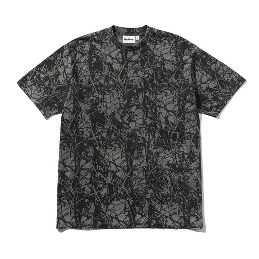 Woods Camo Tee, Washed Black