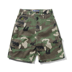 Weathergear Denim Shorts, Woodland Camo