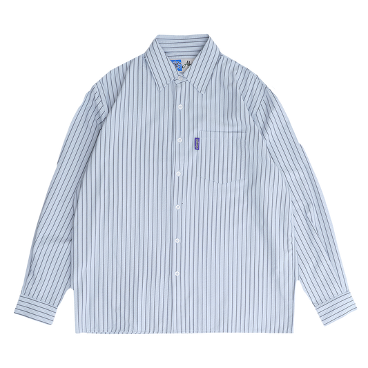 Business Leisure Long Sleeve Shirt, Blue