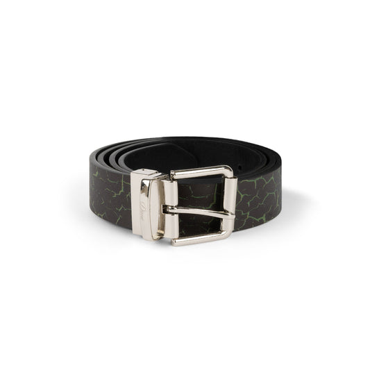 Reversible Leather Belt, Black
