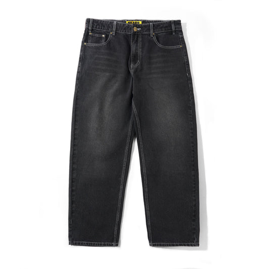 Ace Denim Jeans, Distressed Black