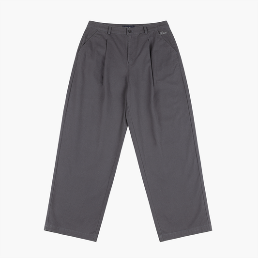 Baggy Chino Pants, Charcoal