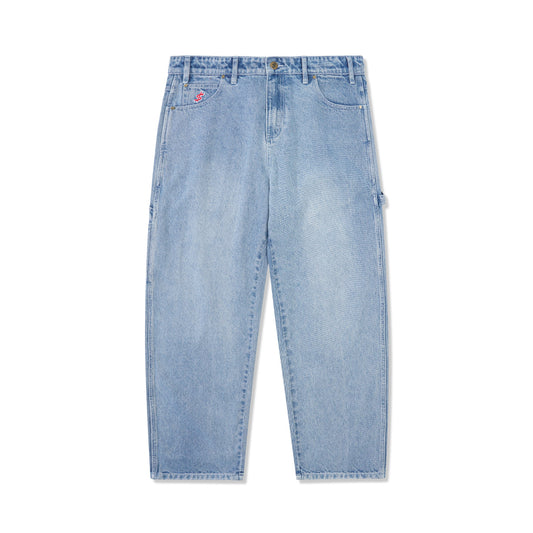 Blockout Denim Jeans, Silver Indigo Wash