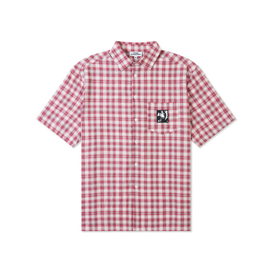 Brain Power Plaid Shirt, Red