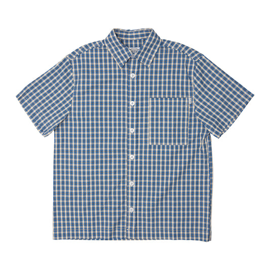 HDL SS BORDER SHIRT, BLUE