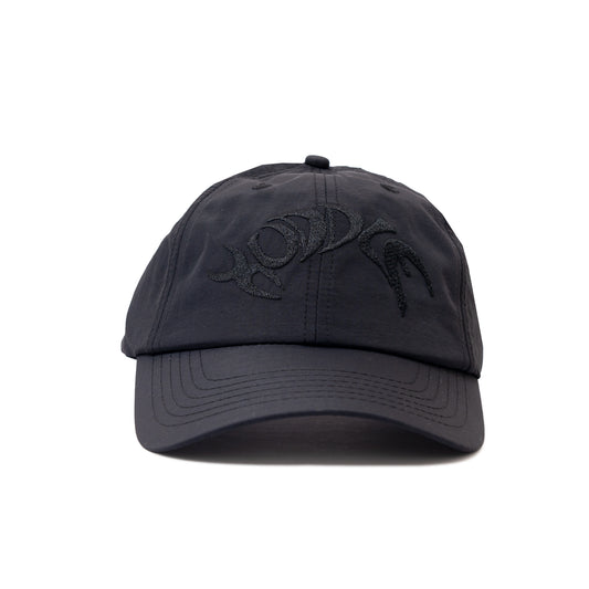 HODDLE NYLON CAP, BLACK