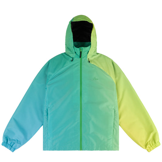 Gradient Windbreaker Jacket, Green