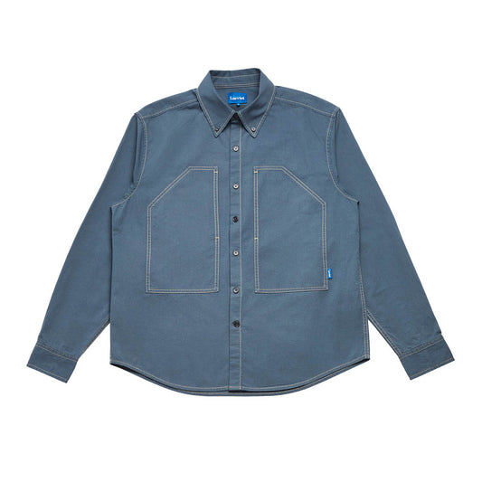 Gully Long Sleeve Shirt, Ink