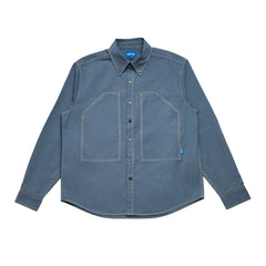 Gully Long Sleeve Shirt, Ink