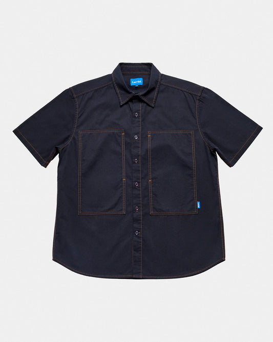 Cliff Short Sleeve Shirt, Navy