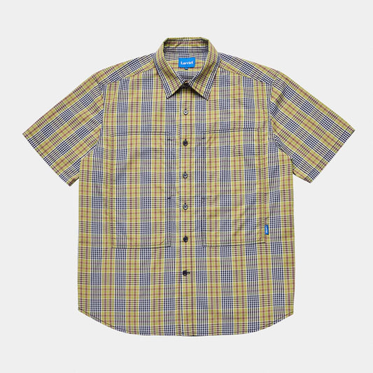 Cliff Short Sleeve Shirt, Cedar Plaid