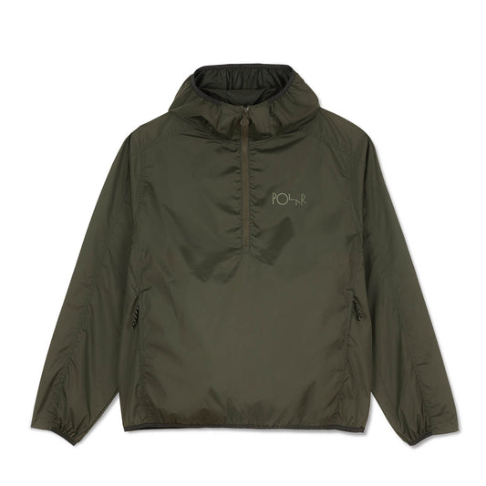 Packable Anorak Jacket, Dirty Black
