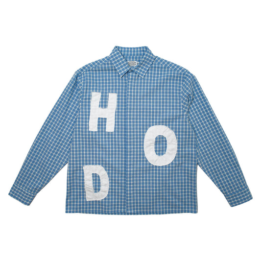 Melange L/S Shirt, Gingham