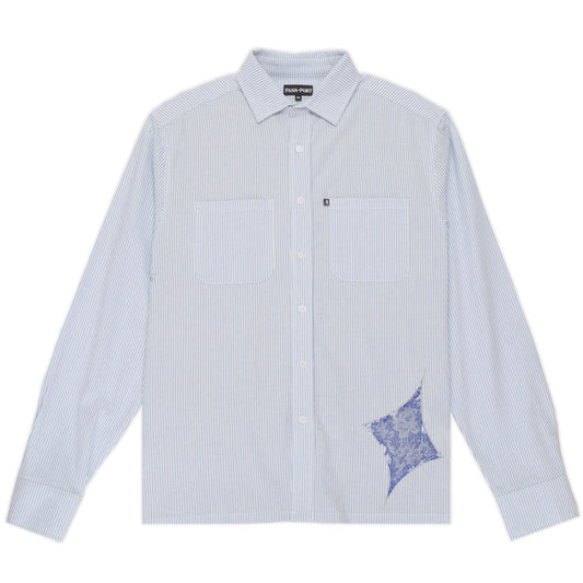 Glint Workers Shirt Long-sleeve, Blue