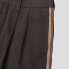 Pass~Port Herringbone Leagues Club Stripe Short, Dark Brown