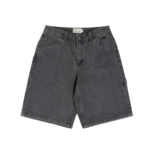 Classic Denim Shorts, Faded Black