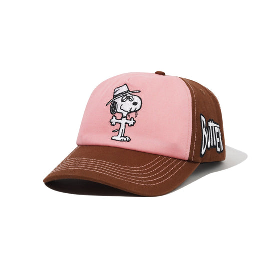 Peanuts Spike 5 Panel Cap, Brown / Light Pink