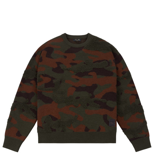 Camo Chenille Knit, Woodland