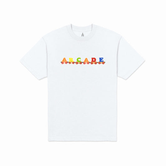 Train Tee, White