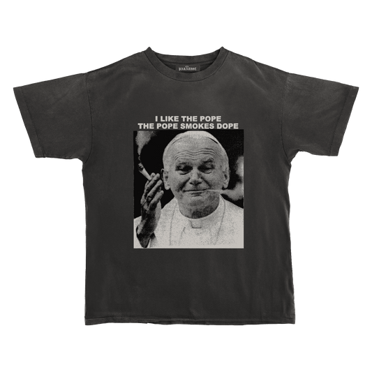 I Like The Pope Tee, Black
