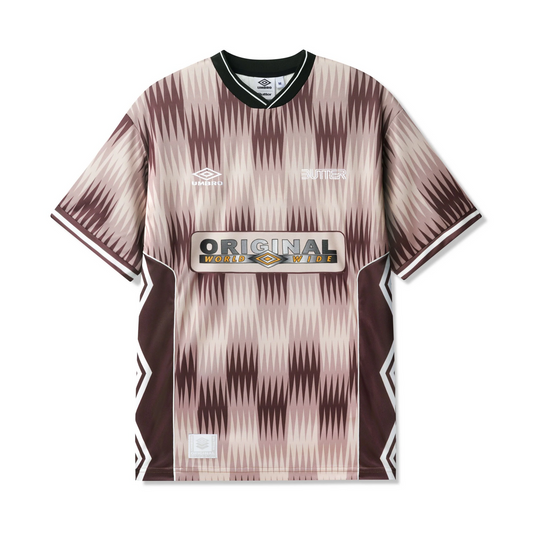 Butter x Umbro Optical Jersey, Brown / Taupe