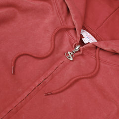 Raw Edge Hood, Red
