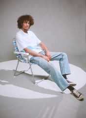 Dolphin 1/4 Zip Polo, White