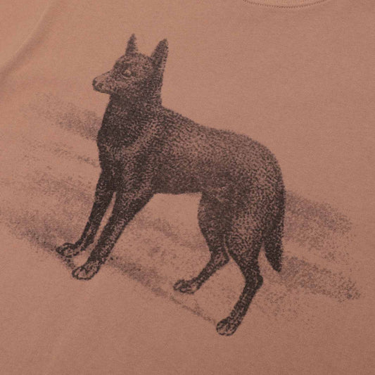 Kelpie Tee, Dusty Brown