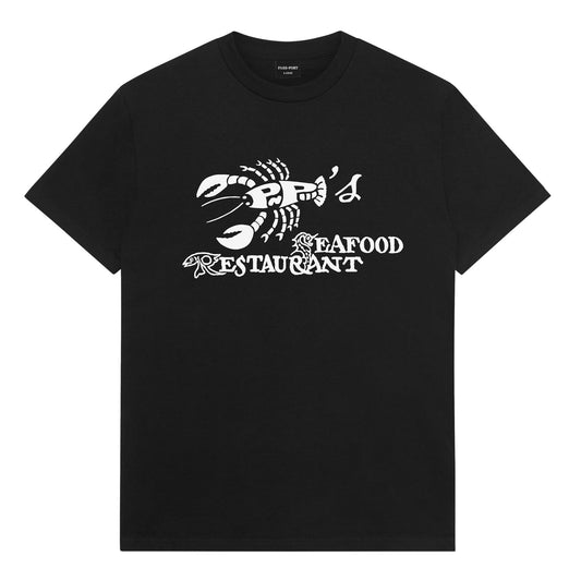 Pass~Port Seafood Staff Tee, Black