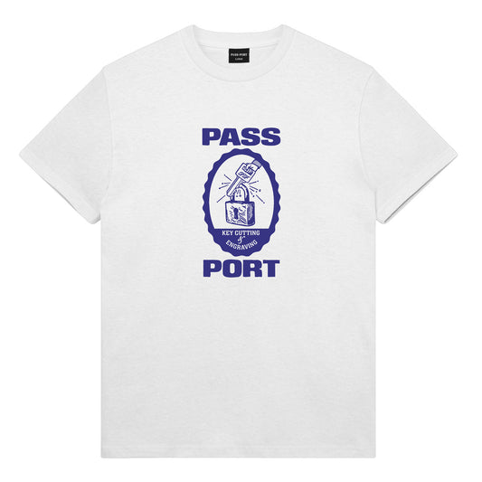Pass~Port Hercu-Locks Tee, White