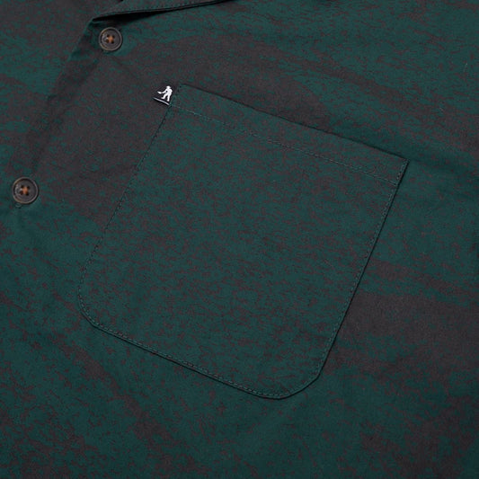 Cave in Casual Shirt, Dark Green