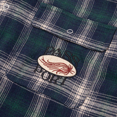 Sunspot Flannel Vineyard Shirt, Navy
