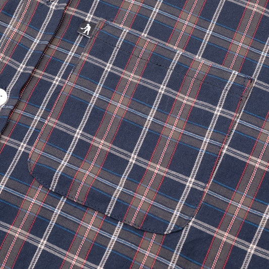 Workers Check Shirt, Navy