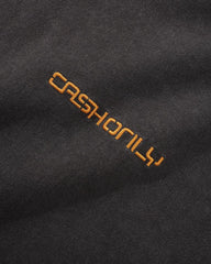 Stencil Pigment Dye Tee, Washed Black