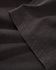 Stencil Pigment Dye Tee, Washed Black