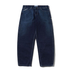 Company Denim Jeans, Distress Washed Slub Blue