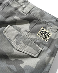 Halfway Shorts, Grey Camo Ripstop