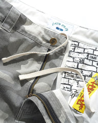 Halfway Shorts, Grey Camo Ripstop