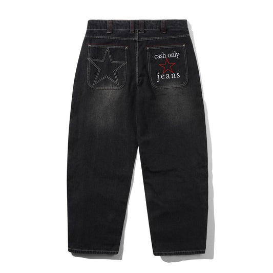 Stars Denim Jeans, Washed Black