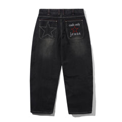 Stars Denim Jeans, Washed Black