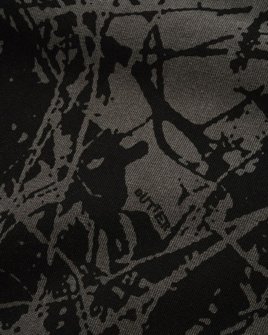 Woods Camo Tee, Washed Black