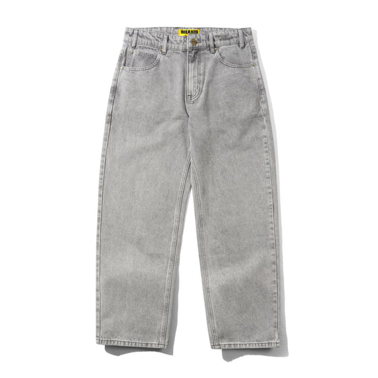 Racer Denim Jeans, Grey Wash
