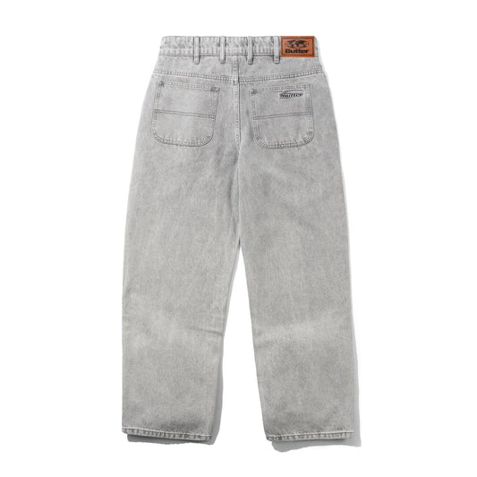 Racer Denim Jeans, Grey Wash