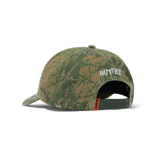Woods Camo 6 Panel Cap, Sage